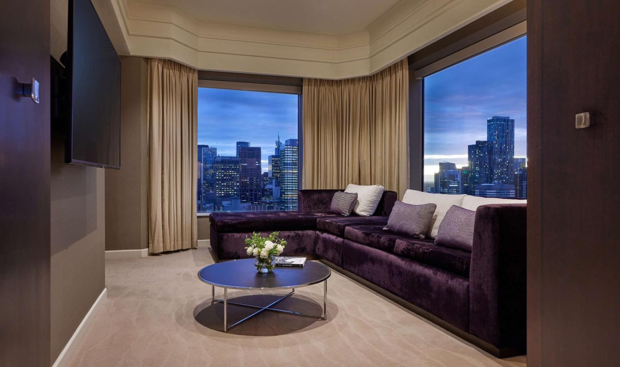 Hotel Grand Hyatt Melbourne Esterno foto A living room at the Mandarin Oriental, New York