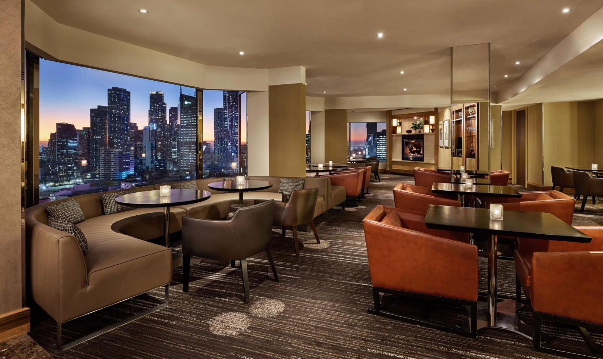 Hotel Grand Hyatt Melbourne Esterno foto The Club Lounge at the New York Marriott Marquis
