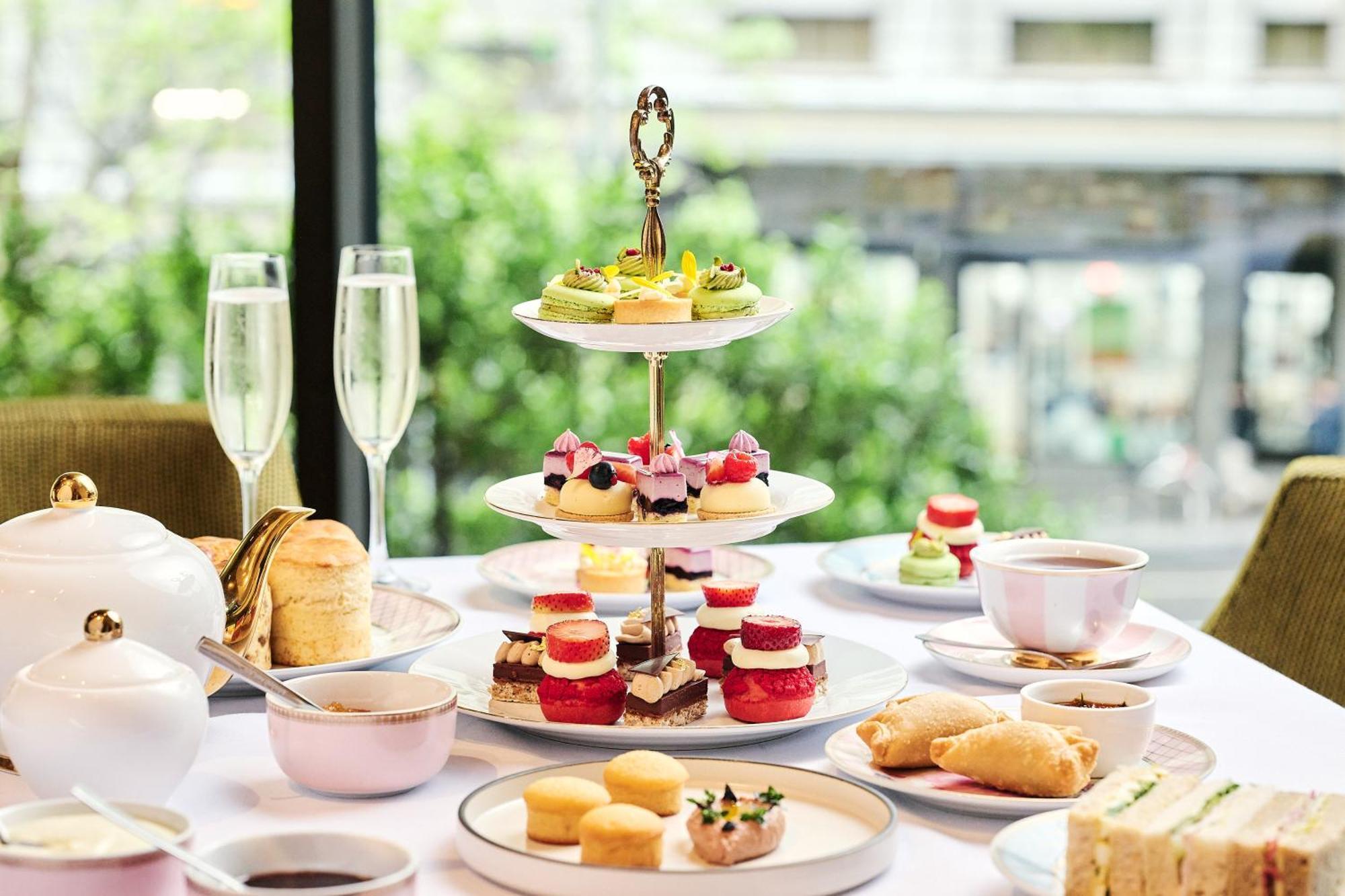 Hotel Grand Hyatt Melbourne Esterno foto Afternoon tea at the InterContinental Sydney