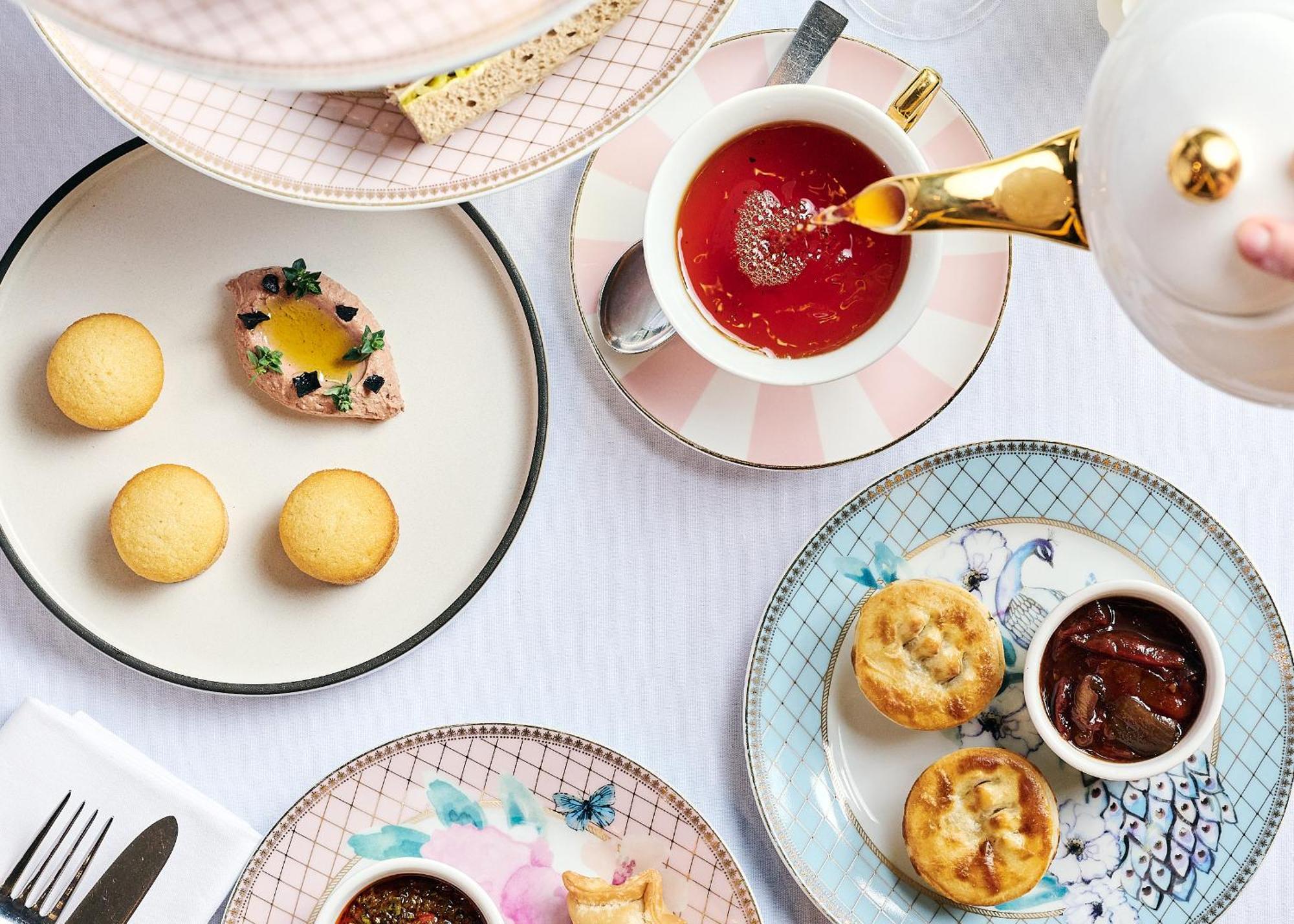 Hotel Grand Hyatt Melbourne Esterno foto Afternoon tea at the Ritz