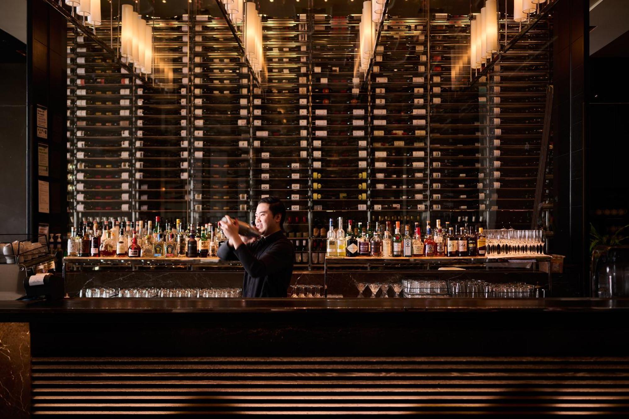 Hotel Grand Hyatt Melbourne Esterno foto The bar at the 1018