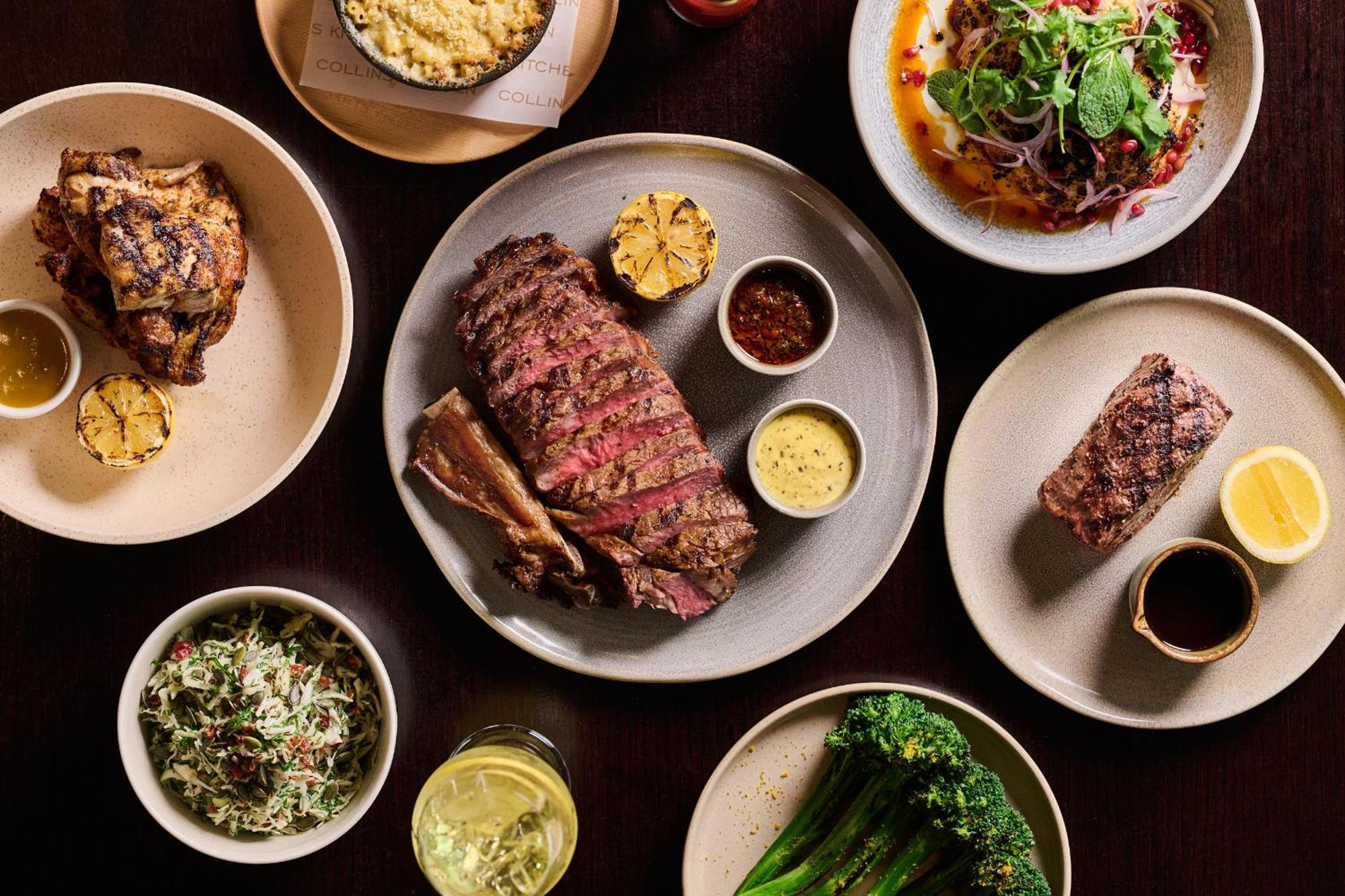 Hotel Grand Hyatt Melbourne Esterno foto Dishes at The Grill